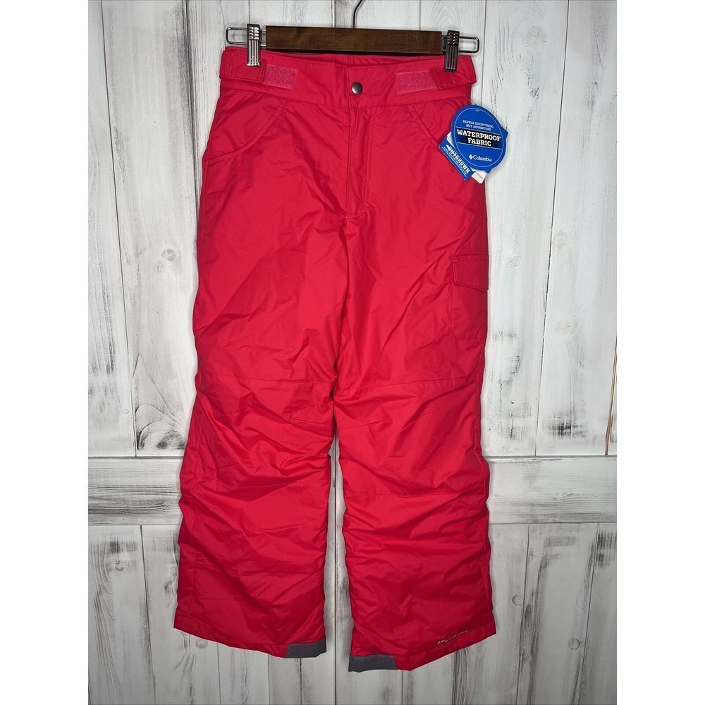 NWT GIRLS PINK COLUMBIA STARCHASER PEAK II SKI SNOW PANTS OUTGROWN SYSTEM MEDIUM